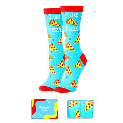 HAPPYPOP Funny Socks for Women Teen Girls - Pickle Cookie Popcorn Gifts Donut Pizza Taco Socks