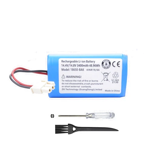 CQCEO Vacuum Battery Replacement for ILIFE A4s, A4s pro, A6, A7, A8, A9, V7, V7S, V7 PRO, V7 Plus, W450 Robotic Vacuum Cleaners 14.4V/3400mAh