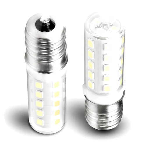 Hylroe 4W 297048600 Refrigerator Light Bulb Replace 40 Watt Freezer Fridge Bulb T8 E17 Lamp Light for Kenmore Whirlpool KitchenAid Electrolux 241552802 1056577 AP3770086 AH976993 EA976993 EA1149215, 2 Pack