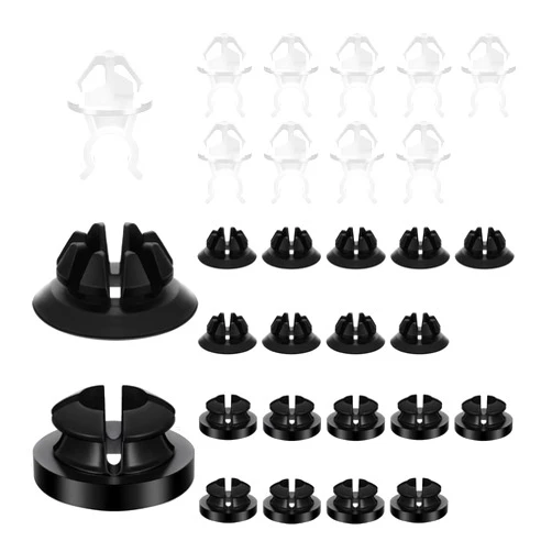 GLSOWEE 30PCS Hood Prop Rod Holder Clips, Compatible with 91503-SS0-003, Fit Most Cars