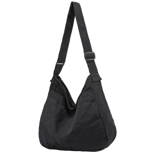 DAINAOTM Canvas Tote Bag Casual Hobo Crossbody Shoulder Bag for Women and Men Large Purse Messenger Bag Travel Work