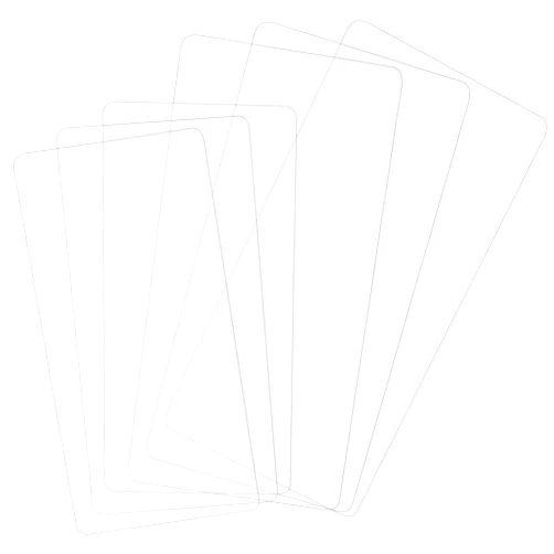 MYRIONT 6 Pieces 12 x 5, 10 x 5 Inch Plastic Rectangle Handbag Base Shaper, Purse Bottom Insert Clear Bag Stabilizer Handbag Base Shaper Purse Bottom Insert, Bag Shaper for DIY Tote Purse Handbag Bottom