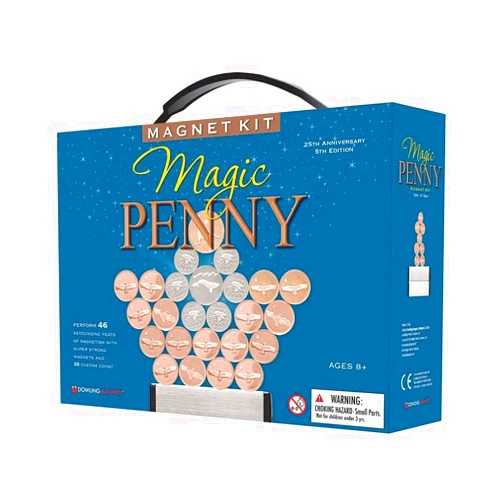 Dowling Magnets Magic Penny Magnet Kit - STEM Toy Gift for Kids 8, 9, 10, 11, 12+ Years Old - Perfect Educational Gift for Boys and Girls - Hours of Unplugged Play