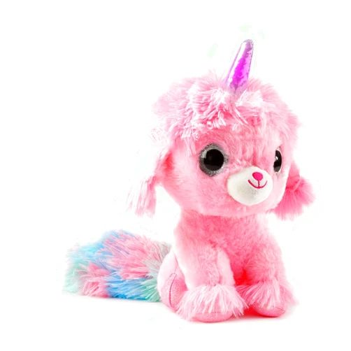 WowWee Ploosh Glowcorns - Puppycorn Interactive Plush with Light-up Horn
