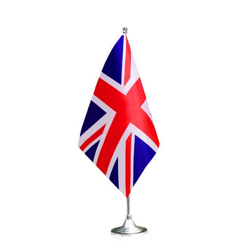 Tibijoy Small Mini United Kingdom Desk Flag, British Office Flag,UK Desk Flag,for Home Garden Office Decoration,Festival Events Celebration,Home Decoration,Office Decoration