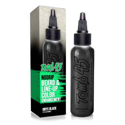 Tomb 45 NODRIP Enhancement Color | Hair Enhancer For Beard & Lineup | Water Resistant Hairline Filler Spray | Barber Beard Liner For Thicker & Fuller Hairstyling | Men’s Grooming Products