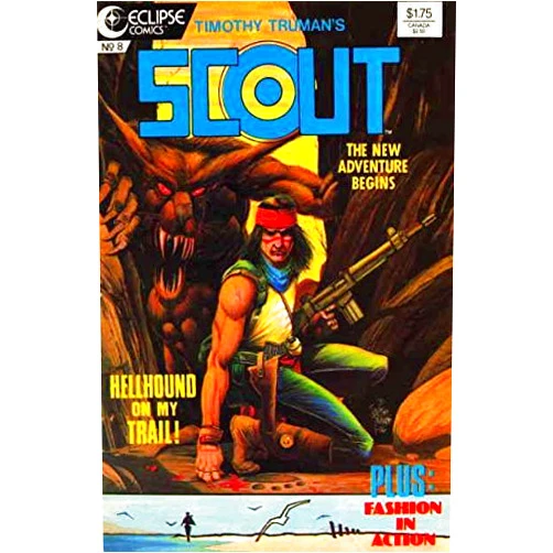 Eclipse Scout #8 FN ; Eclipse comic book | Tim Truman Fashion in Action