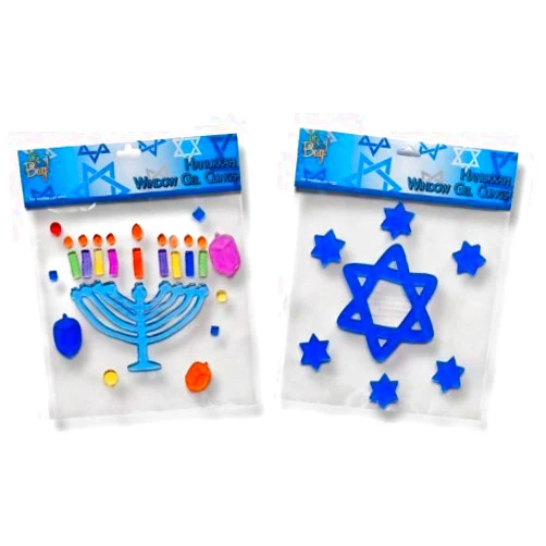Window gel art Hanukkah 2 Pack