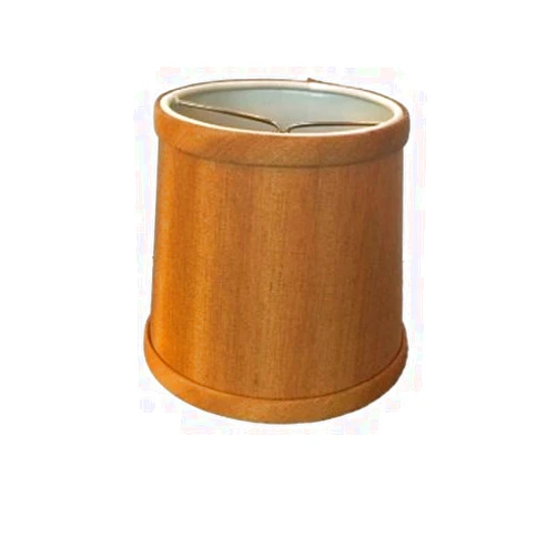 Upgradelights 5 Inch Tapered Drum Clip On Chandelier Lampshade (Bronze Silk)