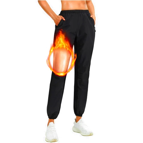 Junlan Women's Sauna Suit - Sweat Jacket & Pants Gym Workout Vest