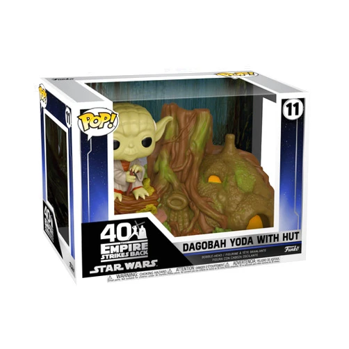 Funko Pop! Town: Star Wars - Yoda's Hut, Multicolor