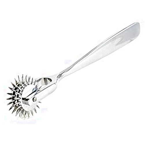 Fun Guru Wartenberg Neuro Pinwheel Stainless Steel 3 Head Diagnostic Instrument Pin Wheel - Strong Pinwheel