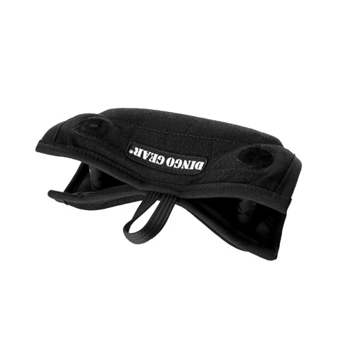 DINGO GEAR WWW.DINGOGEAR.COM 1977 Dingo Gear Universal Bite Pad for Dog Training Mini Sleeve Hard 1 Handle 1 Holder in Tube Nylcot, Black S00704