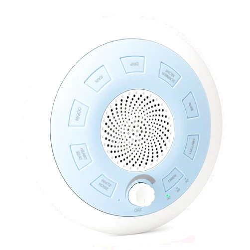 ShaArkMango White Noise Sound Machine for Deep Restful Sleep With 8 Relaxing Nature Sounds With Volume Control, Timer Portable Travel Sound Machine Essentials Meditation Therapy for Adult Home, Office