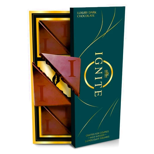 MBDH Wellness Ignite Mint Chocolate Bars – Premium Mint-Infused 80% Dark Chocolate for a Bold, Refreshing Flavor, Gluten-Free, and Made with Selected Ingredients for Pure Indulgence, Ideal for Sharing, Pack of 1