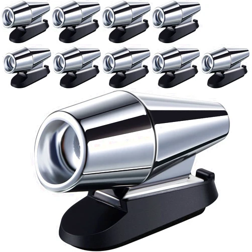 Frienda 10 Pieces Deer Whistles for Vehicles Whistles Avoids Collisions, Deer Whistles for Car Deer Warning Devices Animal Alert for Cars Semi Truck and Motorcycles(Silver)