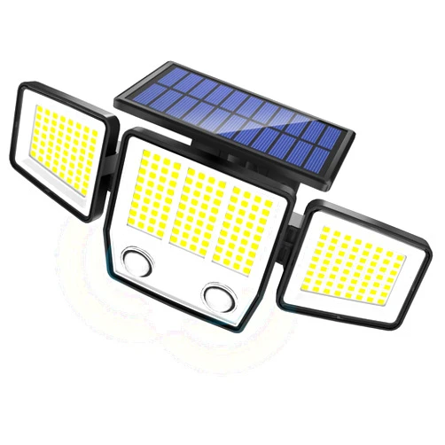 VENSSTNOR Solar Motion Sensor Outdoor Lights - 3000LM LED Outdoor Motion Lights with Dual Sensors, 3 Lighting Modes, 270° Illumination, IP65 Waterproof Security Flood Lights for Yard, Garage, Patio