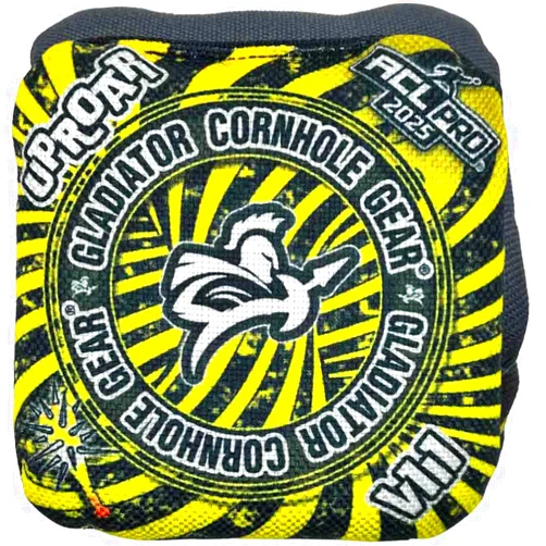 Gladiator Cornhole Gear Gladiator Carpet Cornhole Bags | Set of 4 Pro Cornhole Bags | ACL Approved Carpet Cornhole Bags | ACL Pro Approved | Regulation Size and Weight Professional Cornhole Bags | Dual Sided