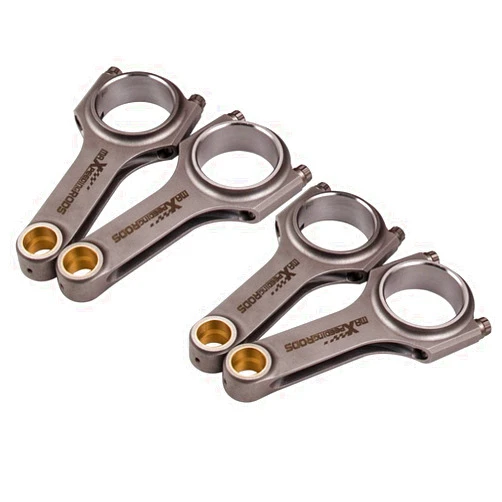 maXpeedingrods H-Beam Engine Connecting Rods, Conrods 130.5mm with ARP Bolts for Subaru Impreza Legacy Forester EJ20 EJ22 EJ25