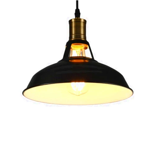 CZLZY Retro Industrial Style Iron Chandelier, E27 Single Hanging Lamp, Highly Adjusted, Embedded Ceiling Decoration Pendant Light, Restaurant Bar Balcony Lighting Fixture