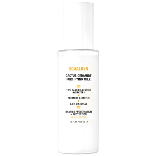 EqualRXN Cactus Ceramide Fortifying Milk | Calm & Hydrate & Reinforce Facial Toner | Relief Dry with ceramide NP & 0.5% Bisabolol | 10% Barrier-Centric Hydrates Toner for Sensitive & Dry Skin