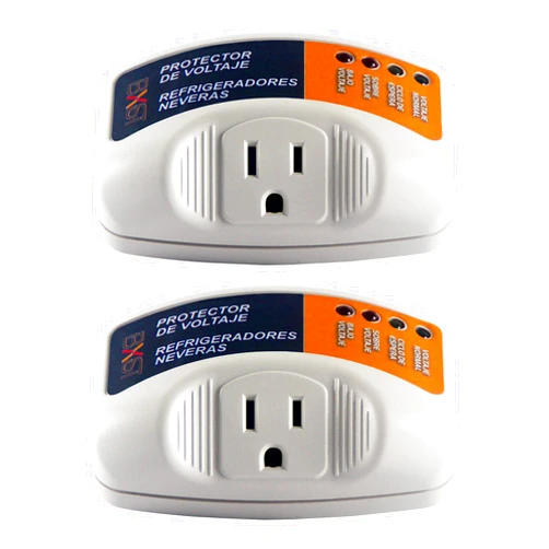 BXST One Outlet Plug in Voltage Protector for Home Protects Against High and Low Voltage Surge Protector for Refrigerator/TV/PC 120V 1800W (2 Pack)…