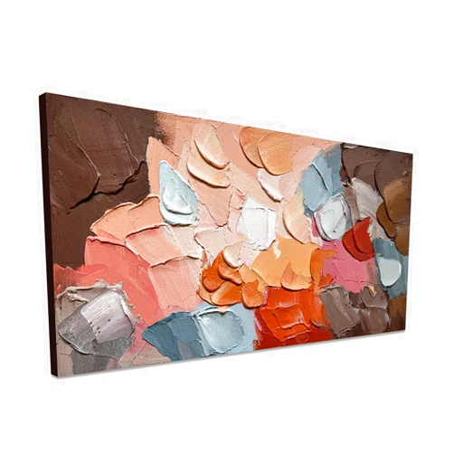 Winpeak Art Handmade Textured Paintings Colorful Abstract Canvas Wall Art for Living Room Bedroom Modern Home Office Decor