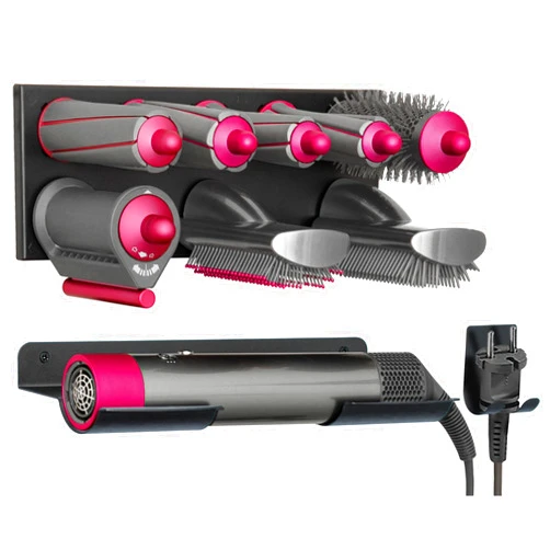 YOUSTOO Storage Holder for Dyson Airwrap Wall Mount Stand for Dyson Air Wrap Curling Iron Accessories Organizer for Dyson Wrap Bracket Rack Bathroom Bedroom