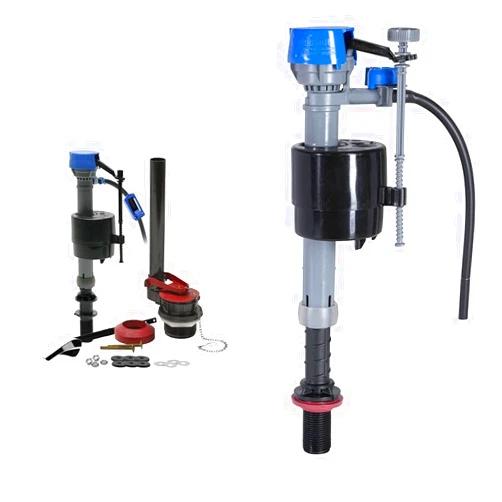 Fluidmaster 400ARHRKP10 PerforMAX Universal High Performance All in One Repair Kit for 2-Inch Flush Valve Toilets, Easy Install | Fluidmaster 400H-002 Performax Universal Toilet Fill Valve High Performance Tank and Bowl Water Control