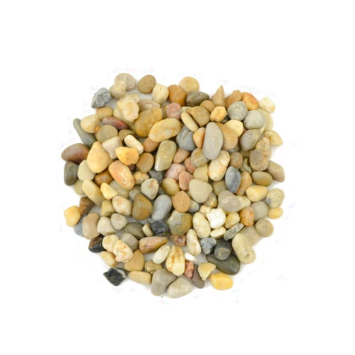 CNZ Polished Gravel Mix 5 Pounds 0.5-0.8Inch for Plant Aquariums, Landscaping, Home Decor