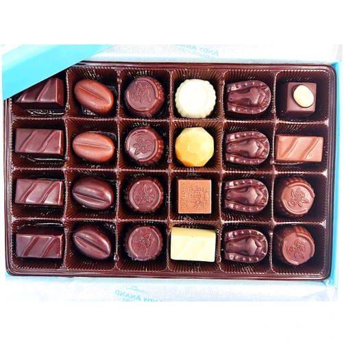 ANDY ANAND CHOCOLATIER Andy Anand's Sugar Free Luxury Belgian Chocolate Truffles (24 pcs) - with Espresso, Hazelnut, Strawberry, Coconut, Cherry, and Orange Flavors, All-Natural, Diabetic Friendly, Guilt-Free Indulgence