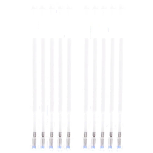 THEALESE 10 Pieces Heat Erasable Refill Pens Disappearing Pen Refill for Sashiko Patchwork Fabric Mark | Off-White