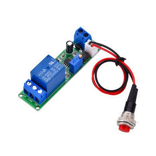 Yosoo Health Gear Timer Relay Module, DC 12V Adjustable Timer Delay Turn OFF Module Timing Relay Time Switch 1~10sec