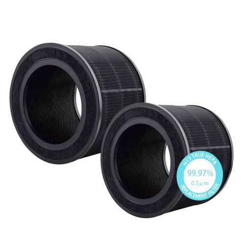 Byseacore JL-AP-TB01 HEPA Filter Replacement Compatible with AirExpect/AirExtend Air Purifier JL-AP-TB01,4-Stage Filtration True HEPA(H13) Activated Carbon Filter - 2 Pack