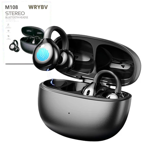 WRYBV AI Language Translation Earbuds, Ear-Clip OWS Translator Earbuds, 3-in-1 Real TimeTranslating Earbuds for 144 Languages & Accents,Wireless High Precision