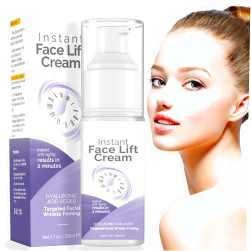 ITECFREELY Instant Face Lift Cream, Natural Effective Wrinkle Cream for Face to Lift & Tighten Skin, Instant Face Lift Serum Visibly Firming Wrinkles and Sagging Skin, Smooth Fine Lines for Face & Neck(50 ml)