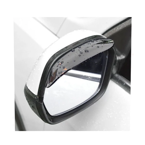 Ohleats 2 PCS Side Mirror Rain Guards, Mirror Rain Visor Eyebrow, Waterproof Visor Guards for Car Side Mirrors, Automotive Rear View Mirror Rain Visor Guard, Car Accessories (Black)