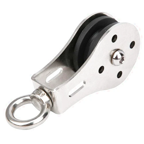 MUNEFE Bea Lift Pulley Hanin Wheel, Cable Pulley Rotatin Traction Wheel, Silent Traction Fixed Pulley for Home Fitness Equipment Pull Down Aachment Pulley Tractor