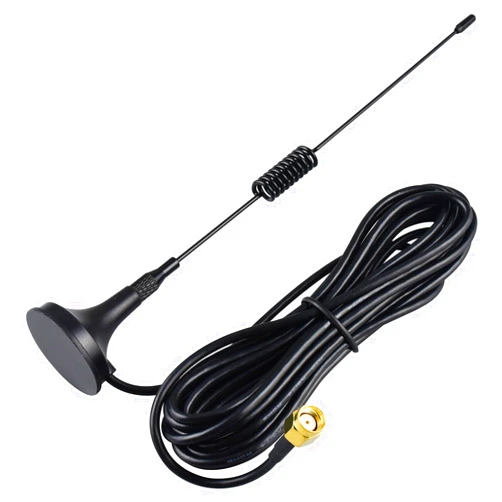 YOTENKO 1090Mhz Antenna RPSMA Male 900-1900 Mhz Antenna 3M Cable Antenna with Magnetic Stand Base for ADS-B Aircraft Tracking Surveillance