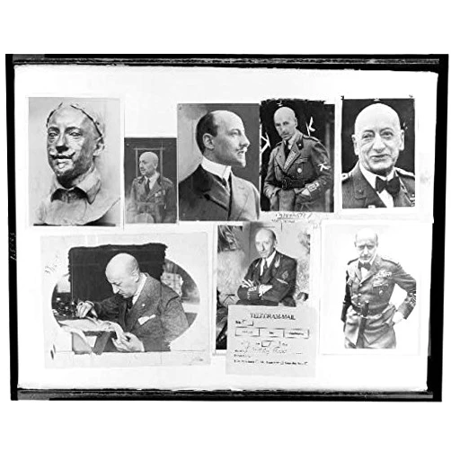 HistoricalFindings Photo: Gabriele D'Annunzio,1863-1938,Prince of Montenevoso,Italian Writer,Poet,Soldier