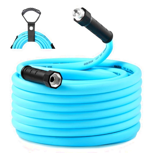 Gociean 50ft Upgraded RV Water Hose with Storage Straps, 5/8