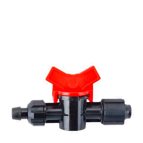 GUSTYT Irrigation Sprinkler Large AK Double nut Bypass Valve Agricultural Water-Saving Irrigation drip Irrigation Belt Valve Φ16 Double nut drip Irrigation Valve