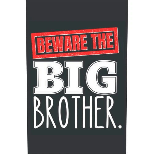 Lucas C. Falls Beware The Big Brother.: Vorsicht vor dem großen Bruder - Lustiger Spruch für Bruder und Geschwister - Großer Bruder Spruch - Lustiges Geschenk für ... 6x9 in (15.24 x 22.86 cm) A5 (German Edition)
