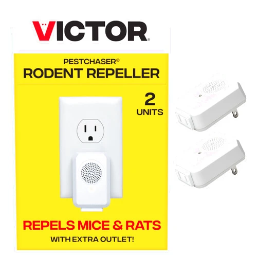 Victor M752PS PestChaser Rodent Repellent with Nightlight & Extra Outlet