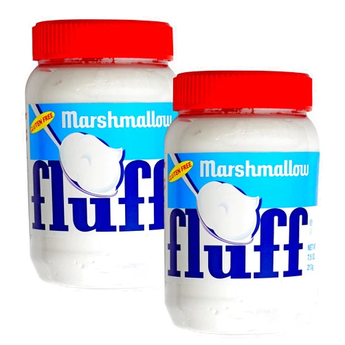 The Hampton Candy Company Fluff Marshmallow Spread, 7.5 oz. Jar (Pack of 2), Glutten Free Marshmallow Cream