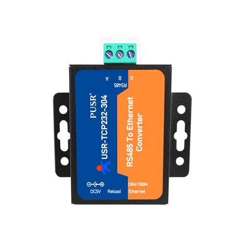 PUSR TCP232-304 RS485 to TCP/IP Converter Serial Device Server Support Modbus Gateway Built-in Webpage RS485 to Ethernet Converter