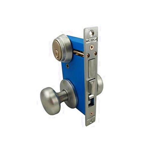 Maxtech America Maxtech Heavy Duty ORNAMENTAL Iron Gate Double Cylinder Mortise Lockset 2-1/2