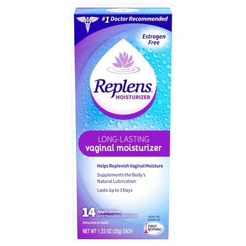 Replens Long-Lasting Vaginal Moisturizer with Reusable Applicator, 1.23 Ounce