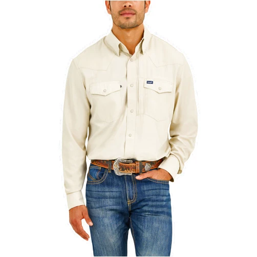 Wrangler 112323744 Mens Black Performance Shirt