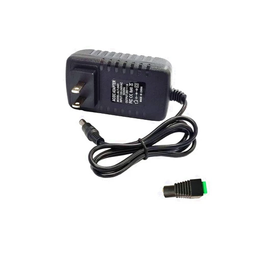 NC 24V 1A AC Adapter Power Supply 100-240V AC to DC 24Volts 1A 24W Converter Transformer Switching Power Supply with 5.5mmx2.5mm Plug for LED Strip Light CCTV Camera DC Pump, Black